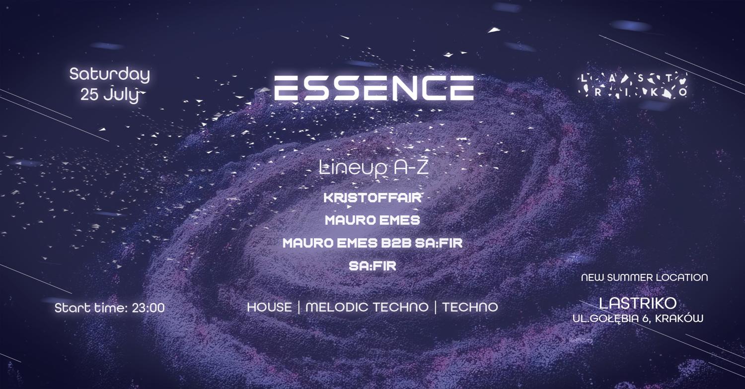 Essence - House - Melodic Techno - Techno