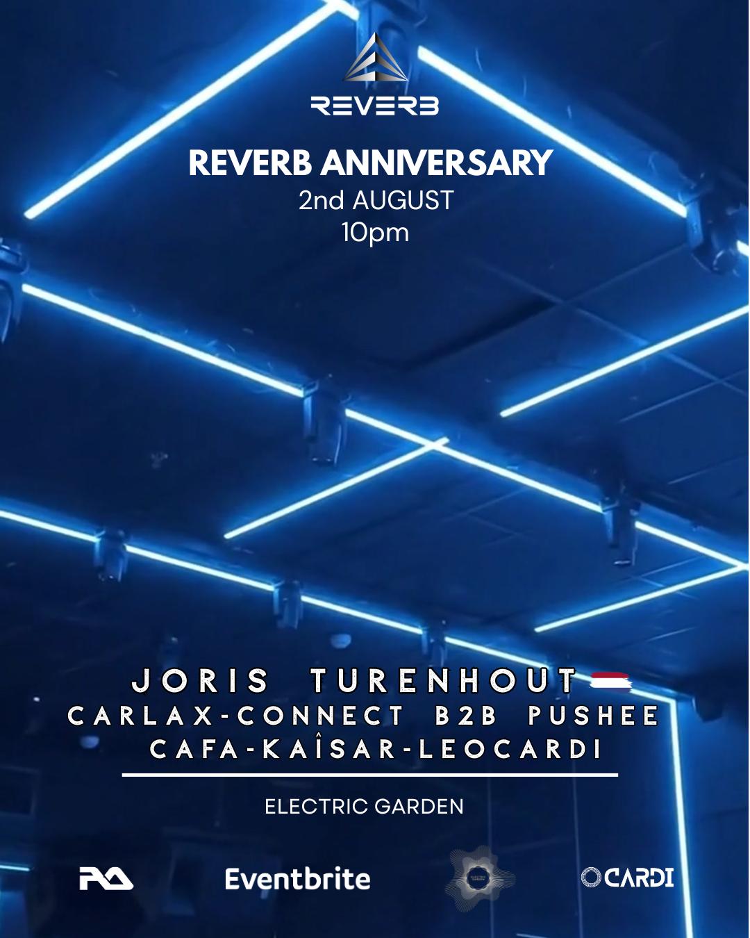 Reverb 2Nd Anniversary, Techno Code. August Bank Holiday