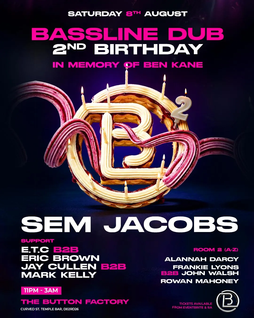 Bassline Dub: Sem Jacobs @ The Button Factory