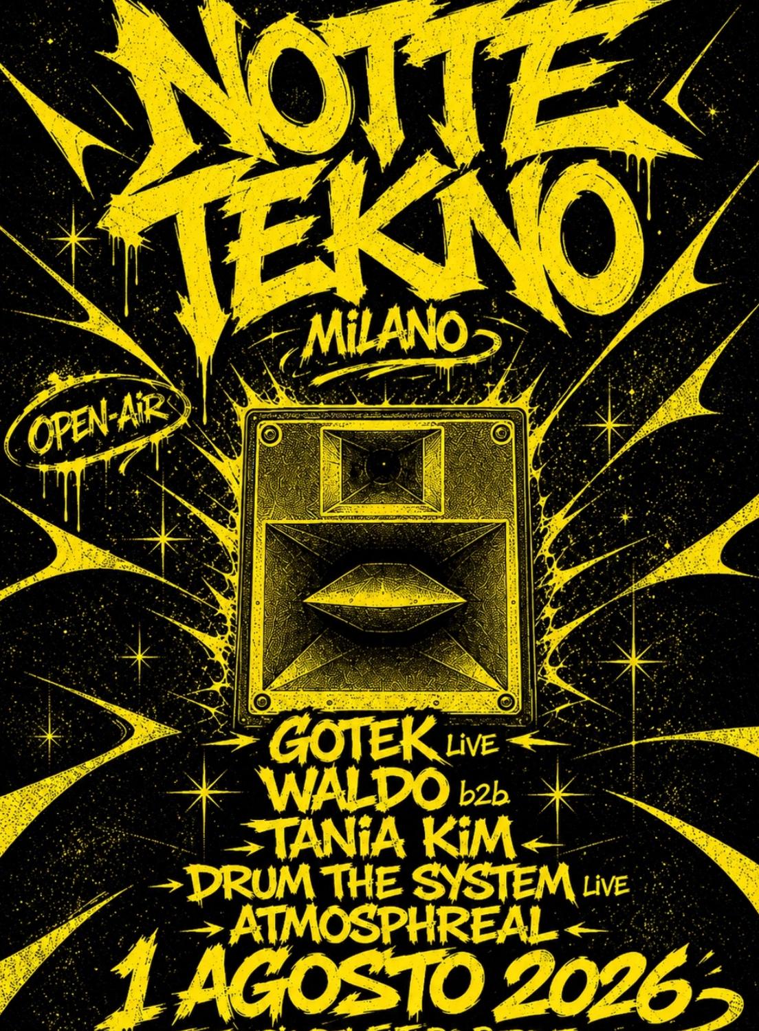 Notte Tekno: Gotek Live, Tania Kim B2B Dolce Potente, Atmosphreal, Dts Live