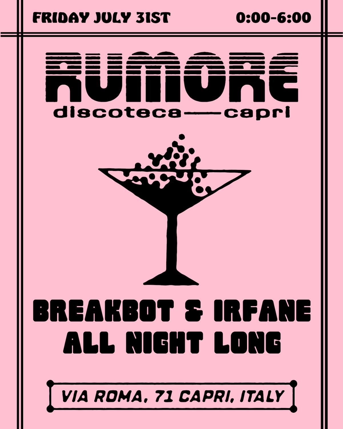 Rumore Season 26 Party N°29 W/ Breakbot & Irfane