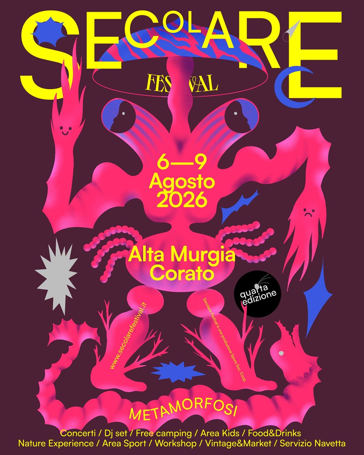 Secolare Festival 2026 - Metamorfosi