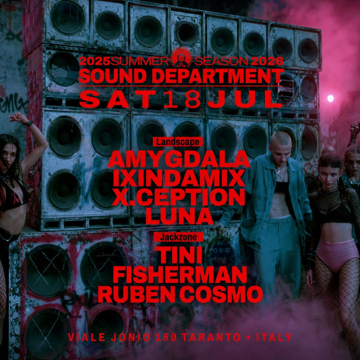 Sound Department With Amygdala, Ixindamix, And Tini