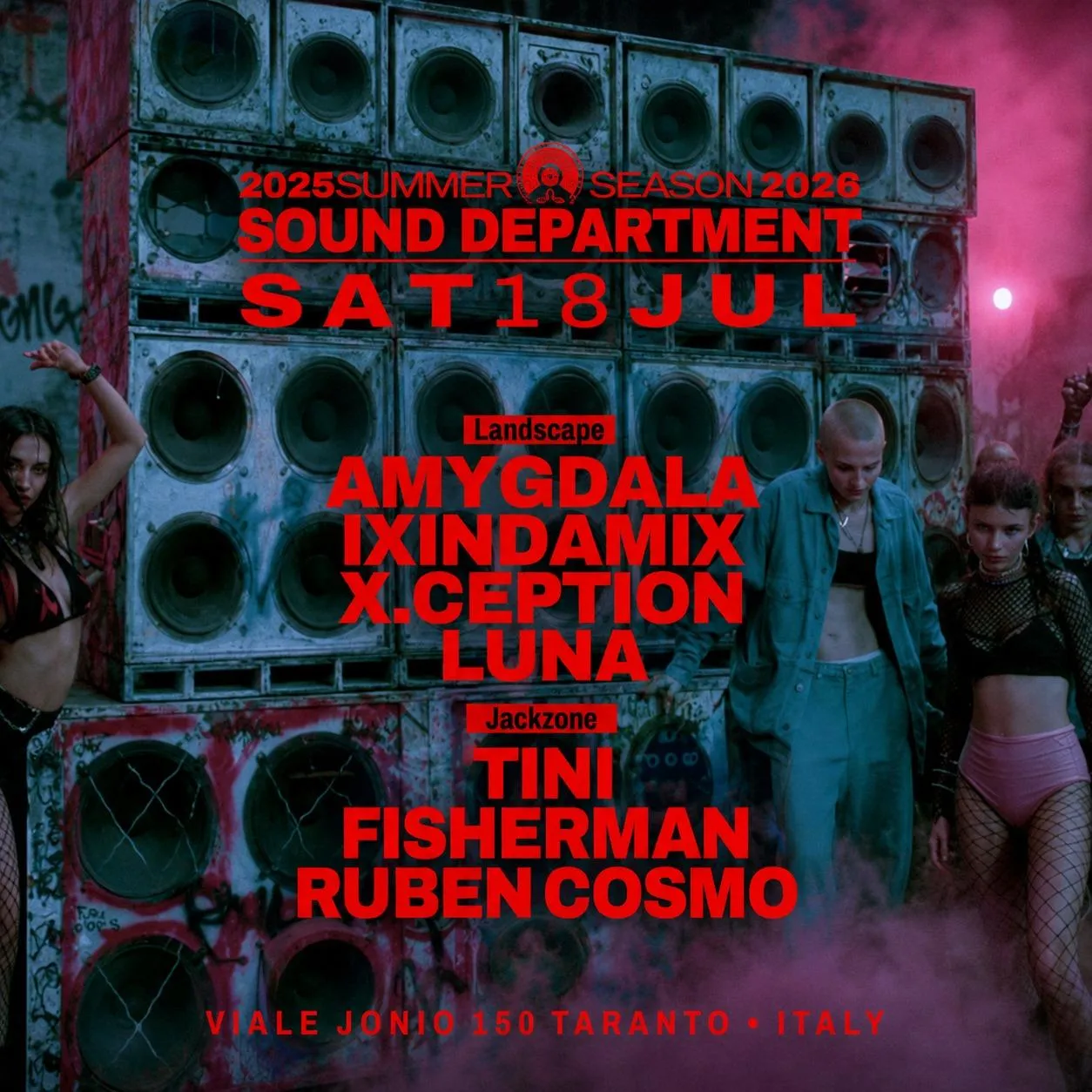 Sound Department With Amygdala, Ixindamix, And Tini