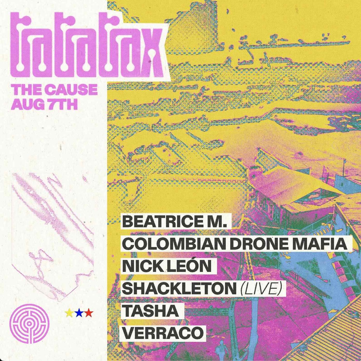 Tratratrax - Verraco, Nick León, Tasha, Beatrice M., Shackleton Live & Colombian Drone Mafia