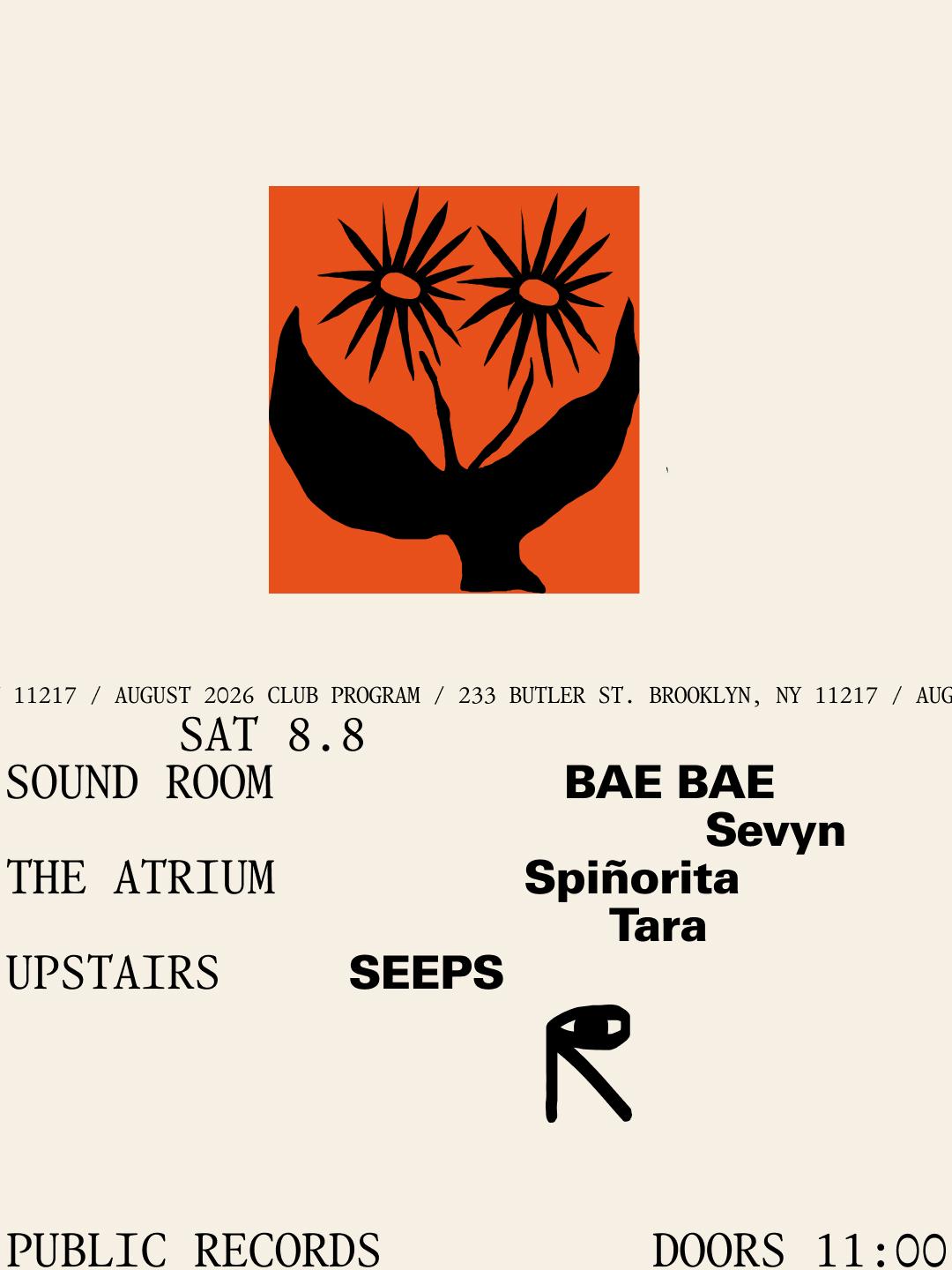 Bae Bae, Sevyn / Spiñorita, Tara / Seeps