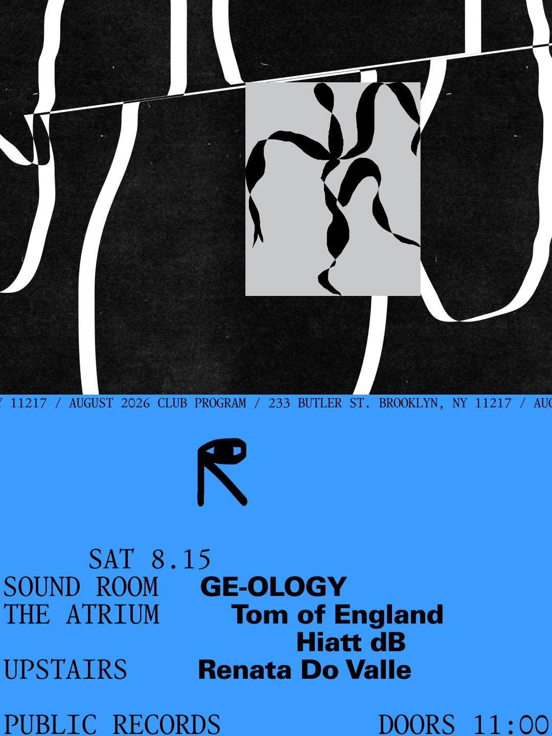 Ge-Ology / Tom Of England, Hiatt Db / Renata Do Valle