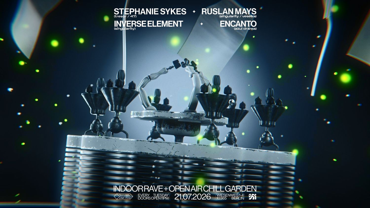 ✦encore.une.fois✦ / INDOOR RAVE + OPEN AIR CHILL GARDEN