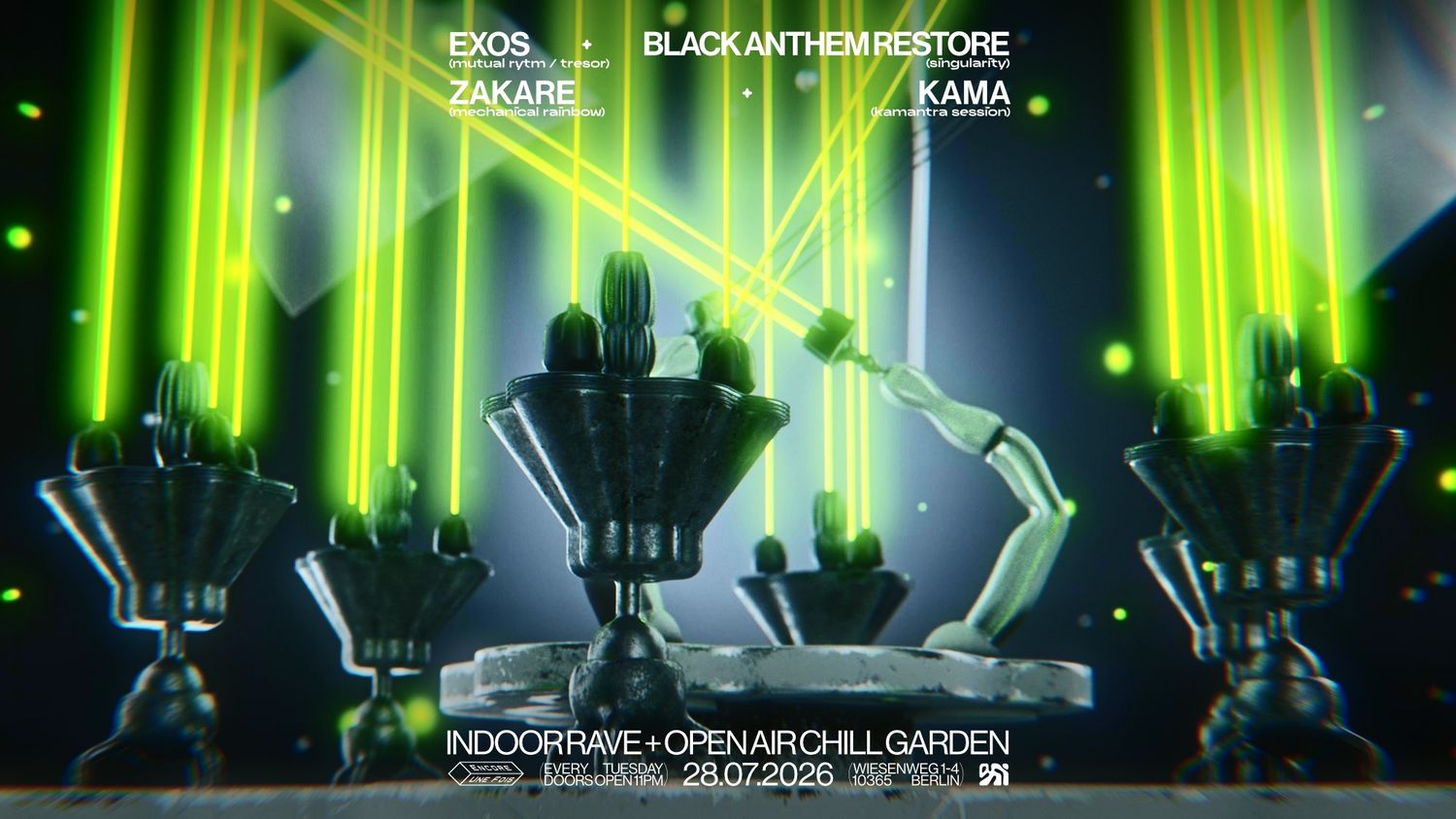✦encore.une.fois✦ / INDOOR RAVE + OPEN AIR CHILL GARDEN