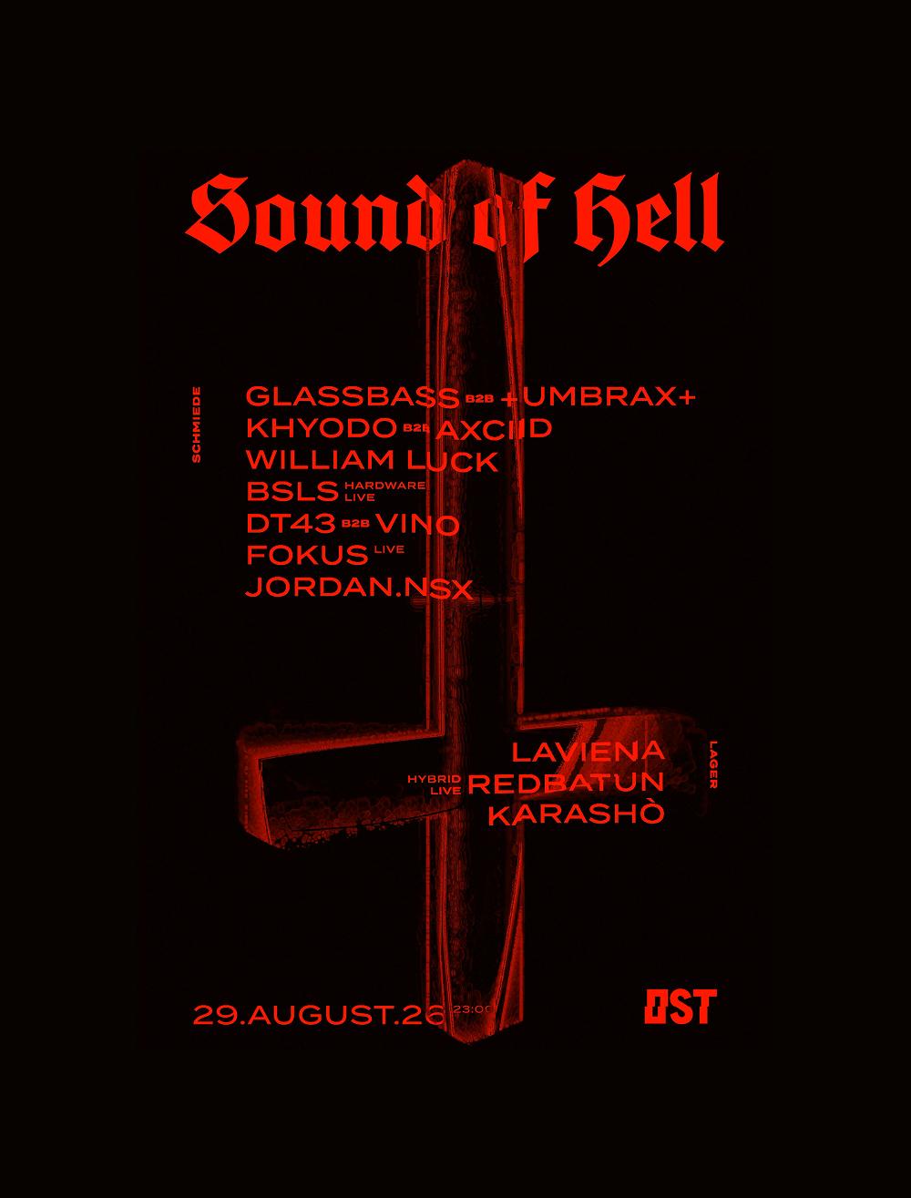 Sound Of Hell W/ Bsls, William Luck, Redbatun, Dt43, Vino And Many More