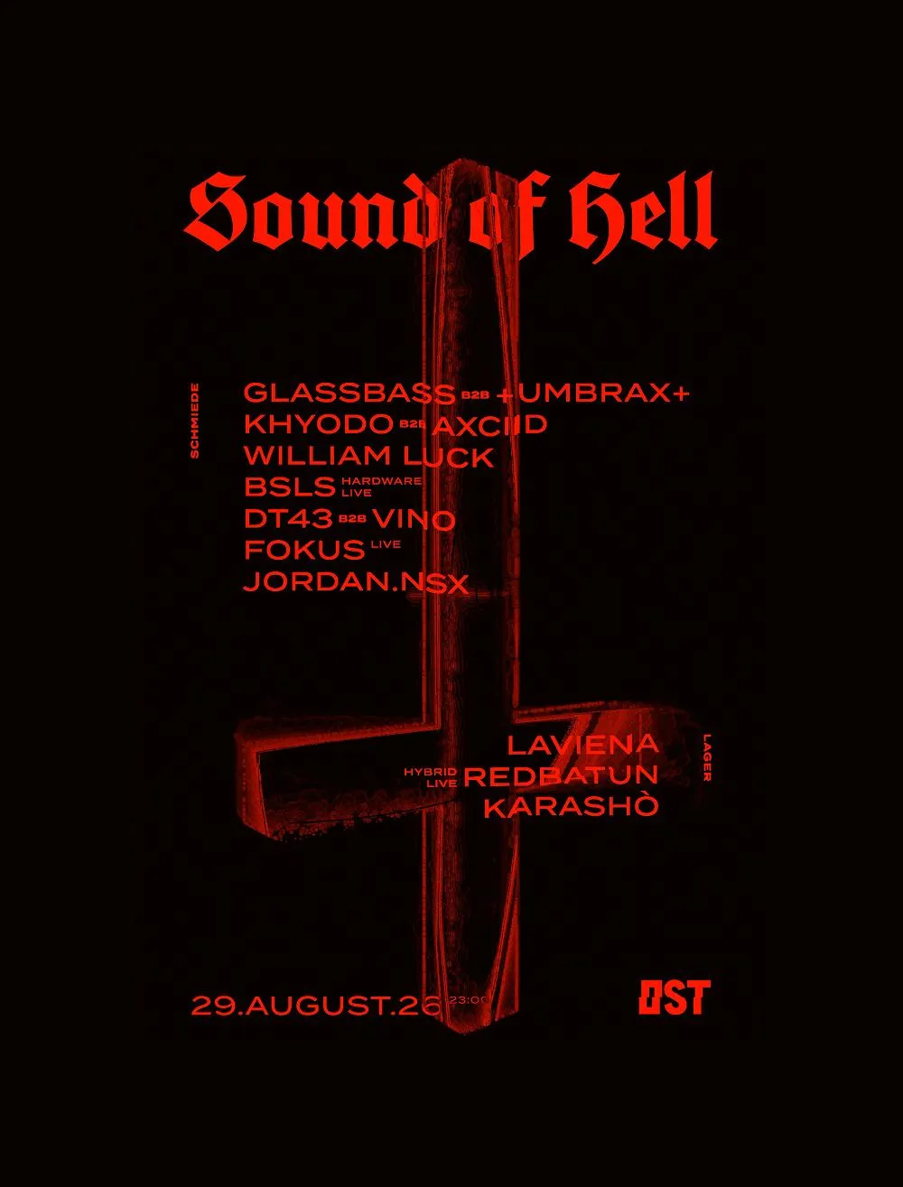 Sound of Hell w/ BSLS, William Luck, REDBATUN, DT43, VINO and many more