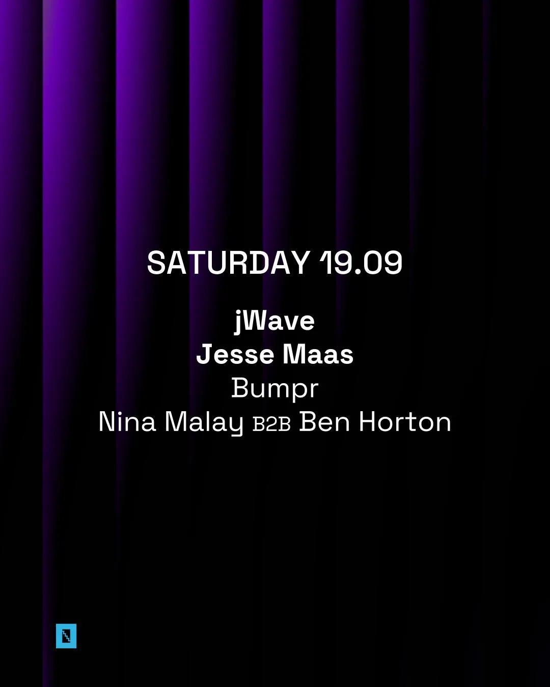 TOFFLER presents jWave, Jesse Maas