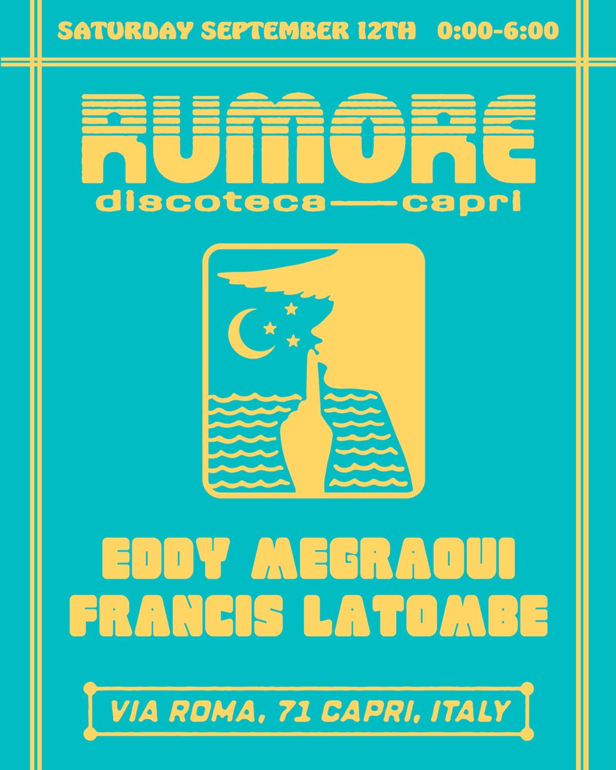 Rumore Season 26 Party N°43 W/ Eddie Megraoui & Francis Latombe