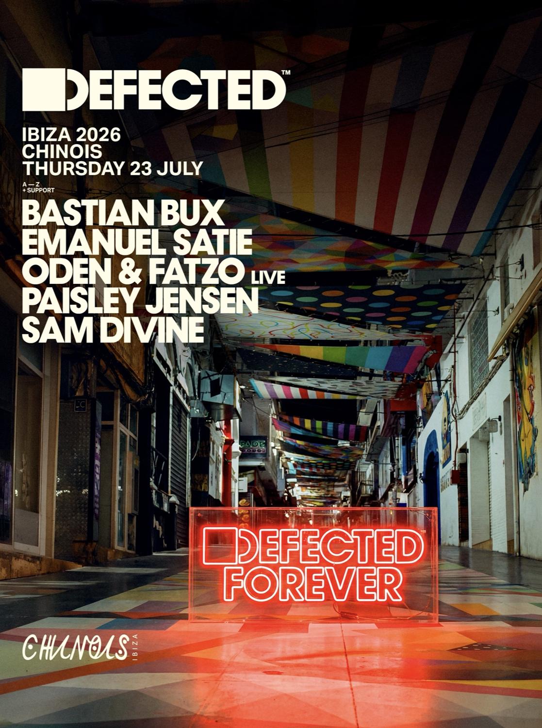 Defected: Bastian Bux, Emanuel Satie, Oden & Fatzo, Paisley Jensen, Sam Divine