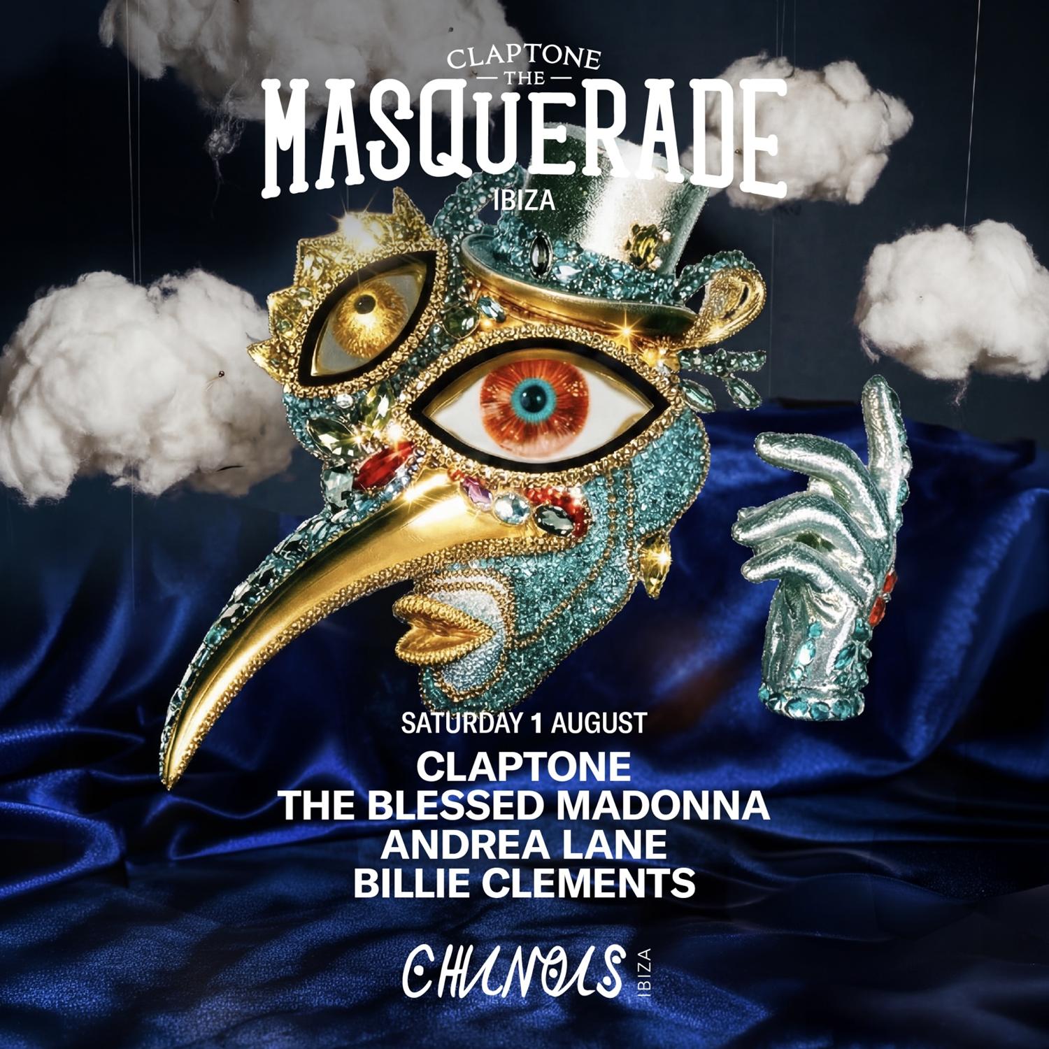 The Masquerade: Claptone, The Blessed Madonna, Andrea Lane, Billie Clements