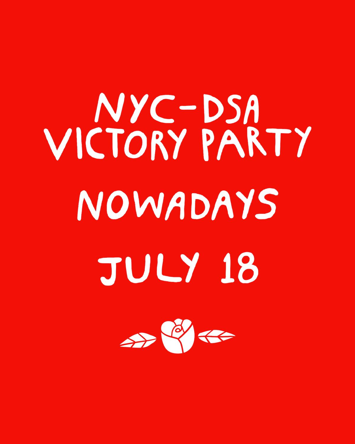 Nyc-Dsa Victory Party