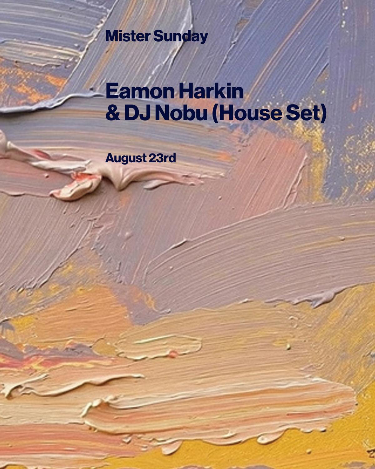 Mister Sunday: Dj Nobu (House Set) And Eamon Harkin