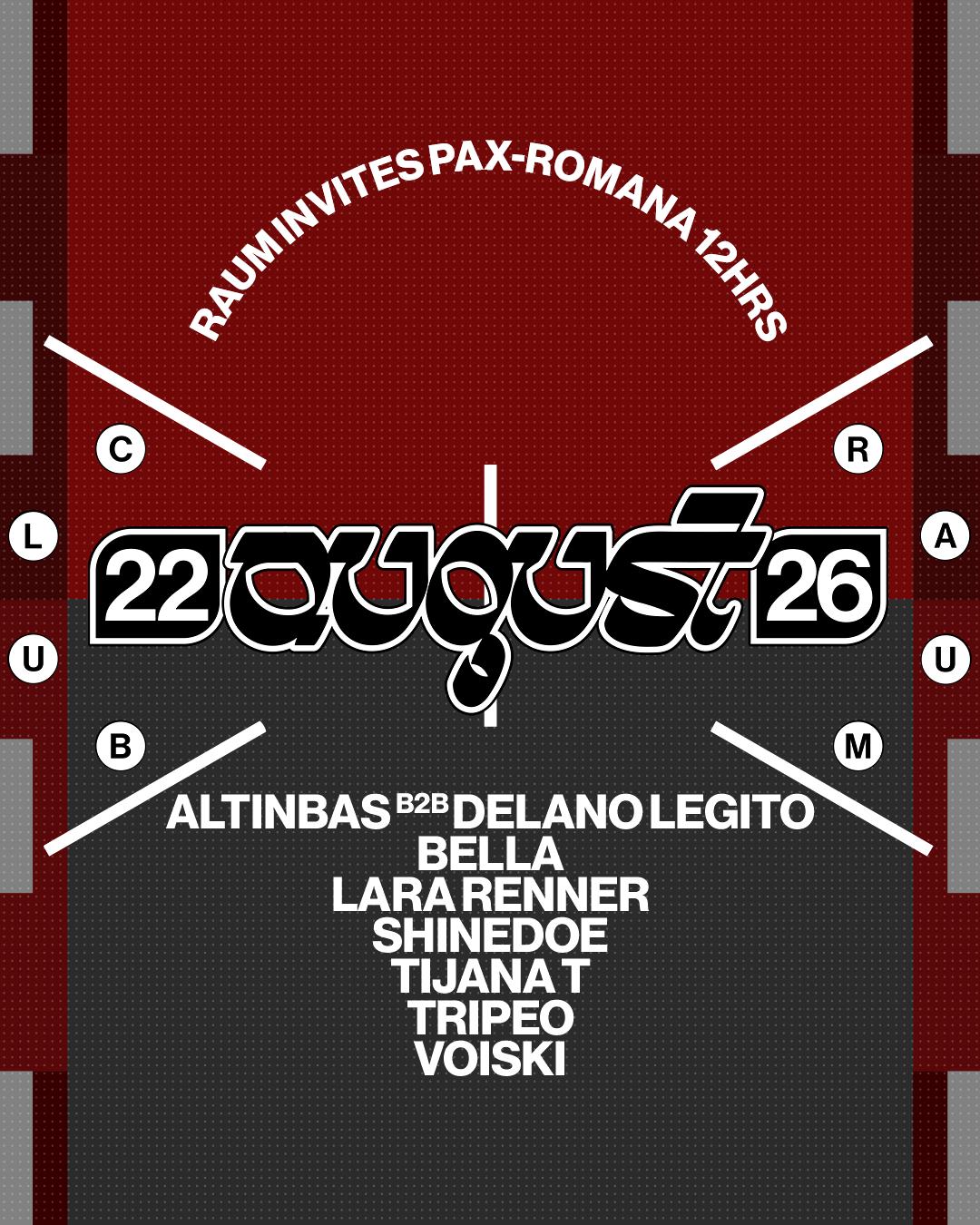 Raum Invites Pax-Romana 12Hrs