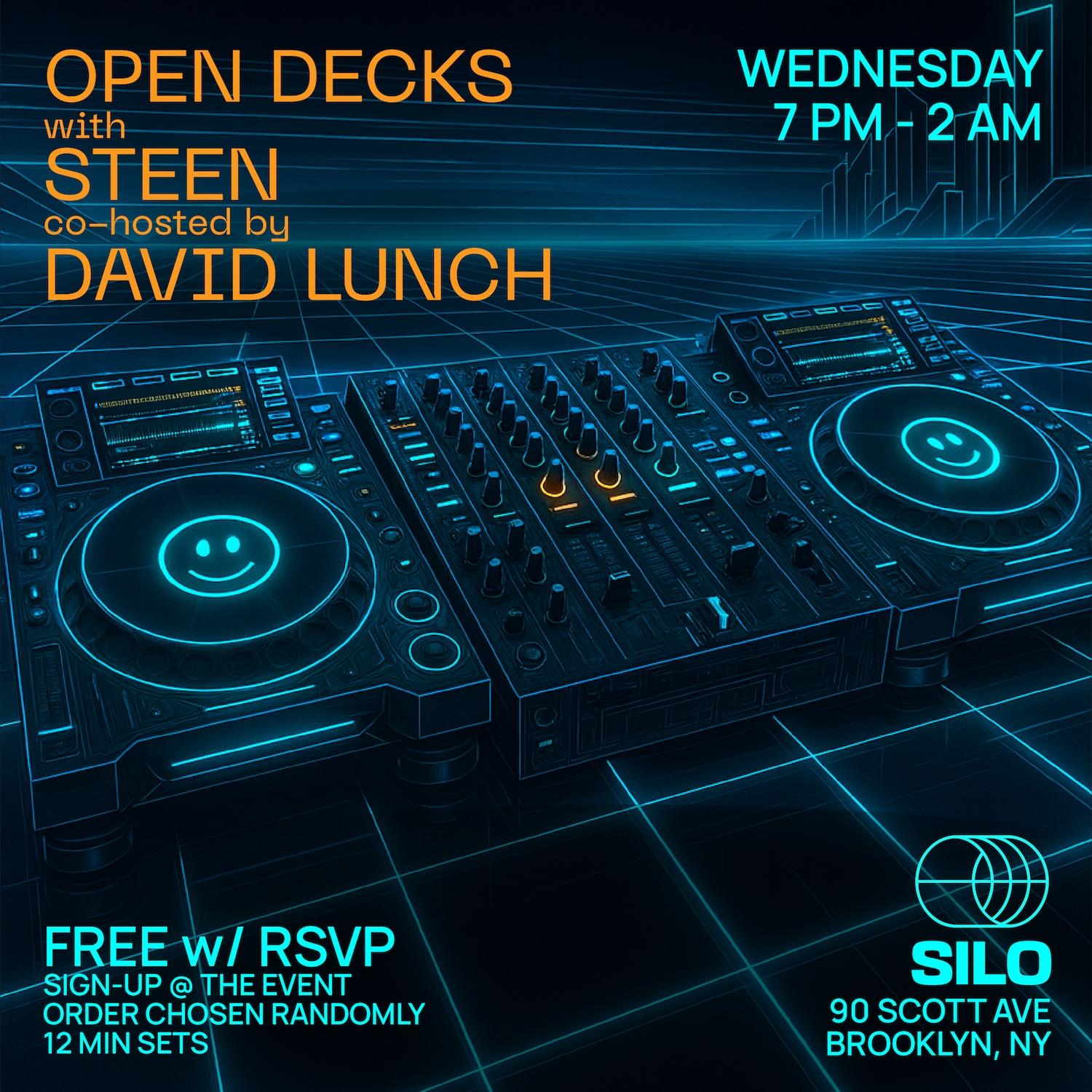 Open Decks With Steen And David Lunch