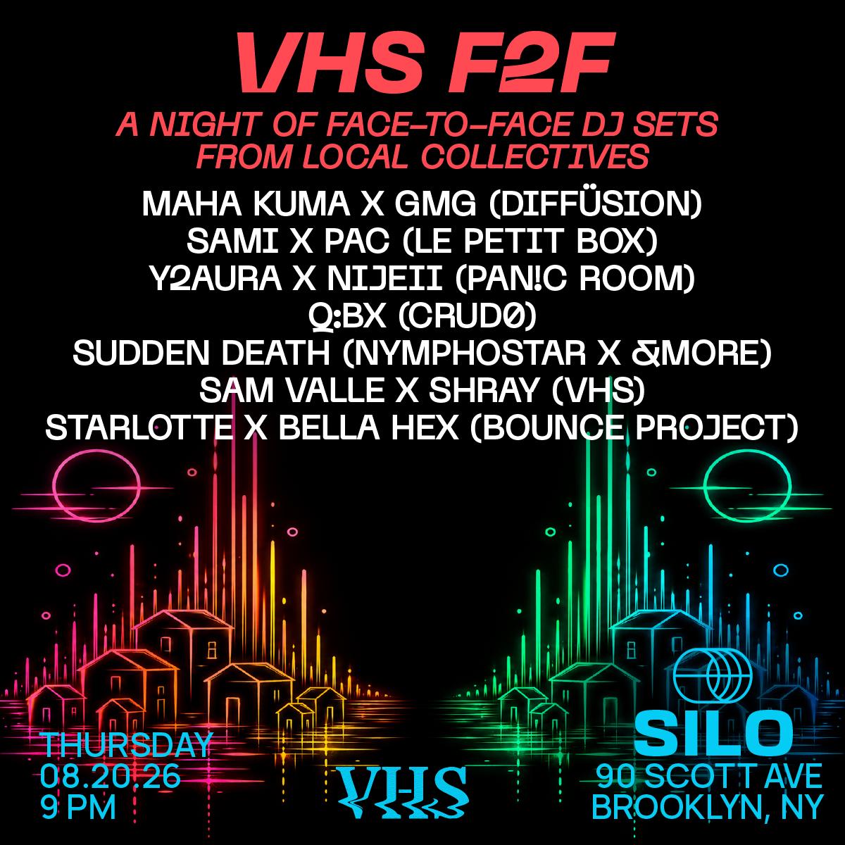 Vhs F2F (Main Room Event, Free With Rsvp)