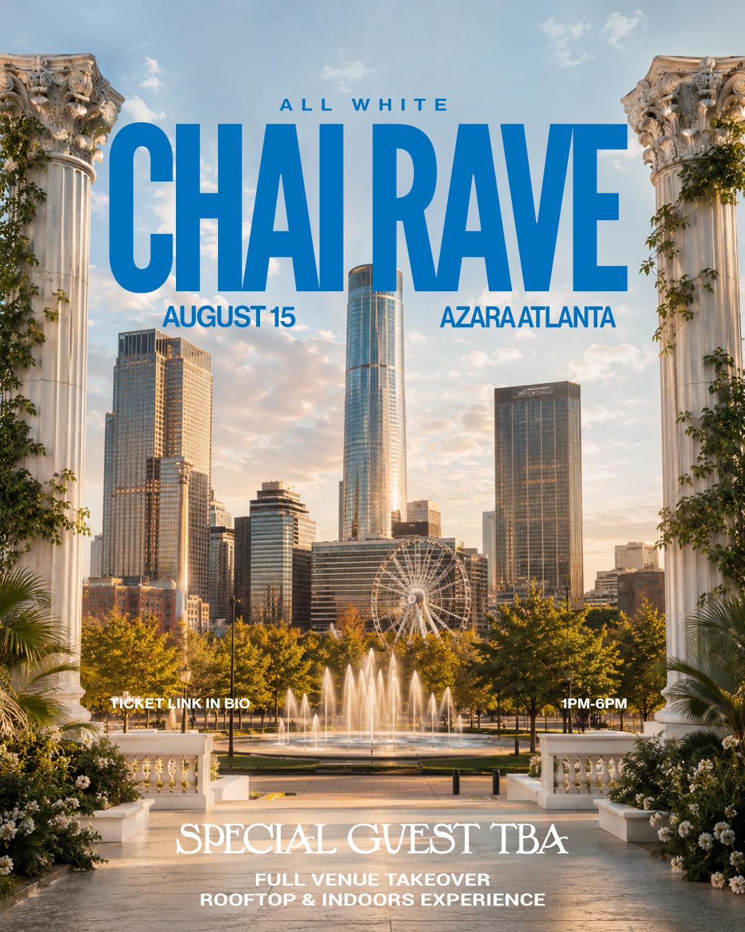 Chai Rave Atlanta: All White Daytimer At Azara (Full Venue Takeover!)