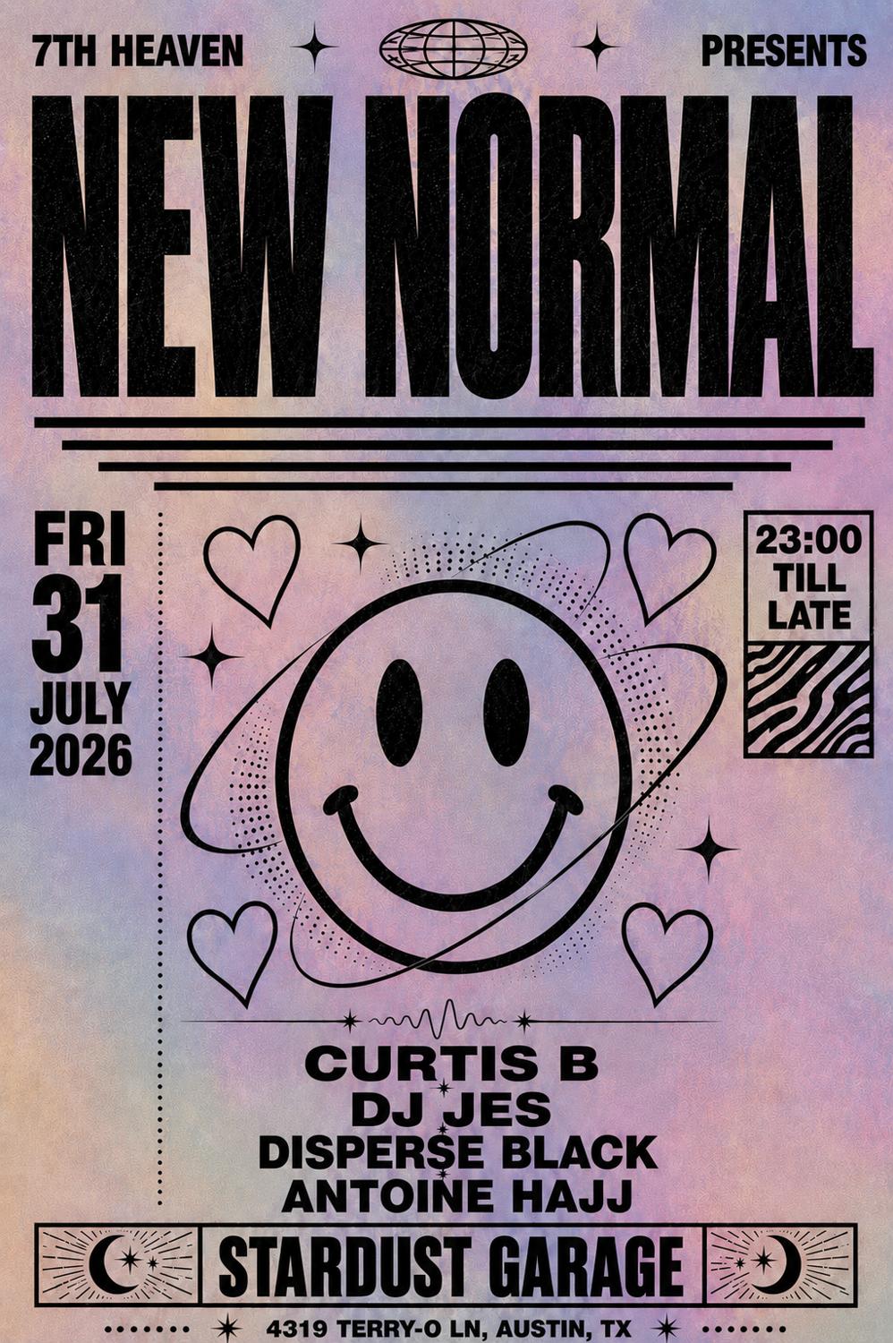 New Normal 7: Curtis Bledsoe, Dj Jes, Disperse Blk, Antoine Hajj