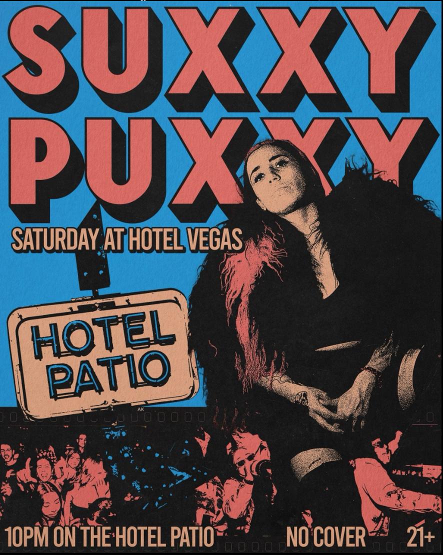 Dj Suxxy Puxxy On The Hotel Patio!