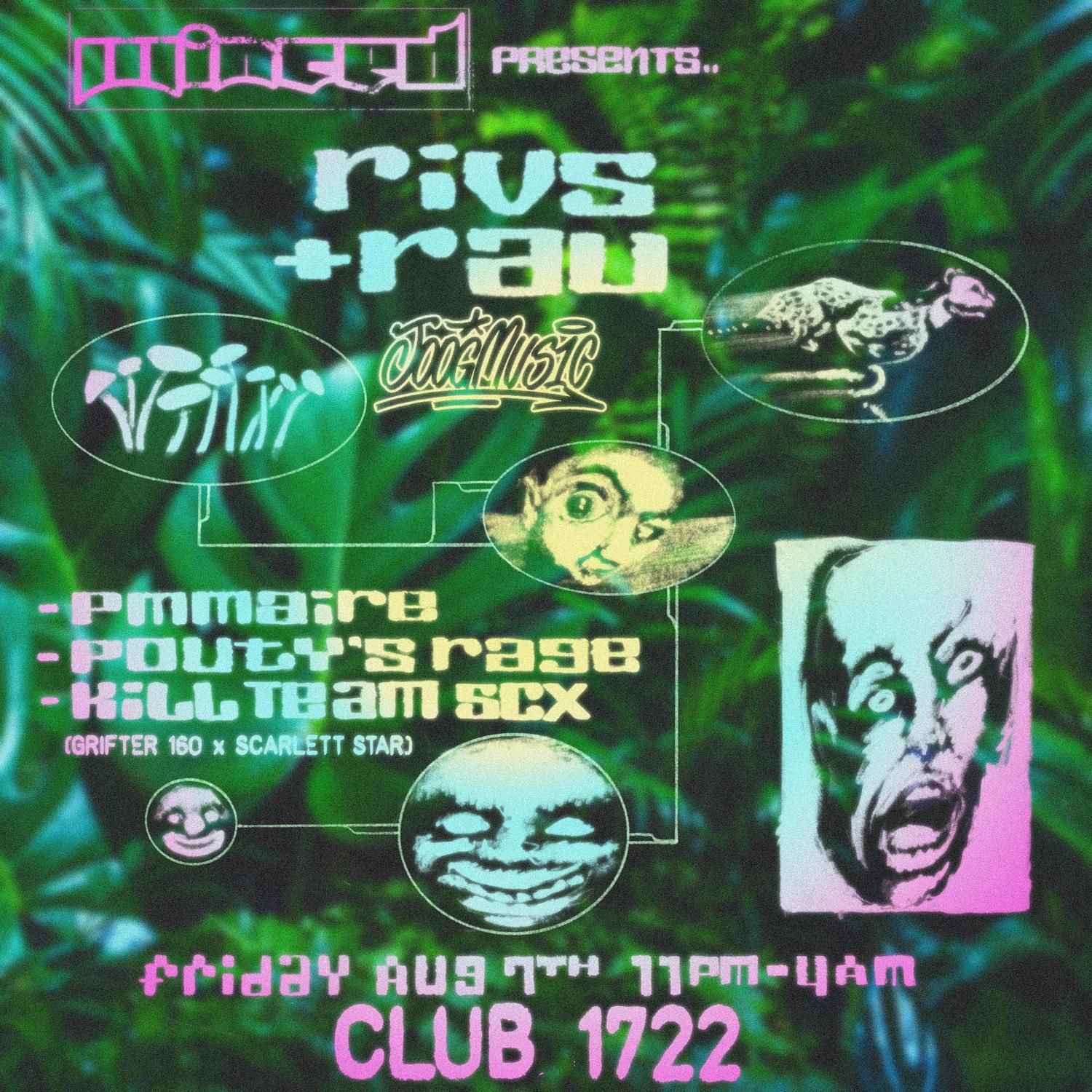 Minced Presents: Rivs & Rau (Joog Music, Bay Area Ca)