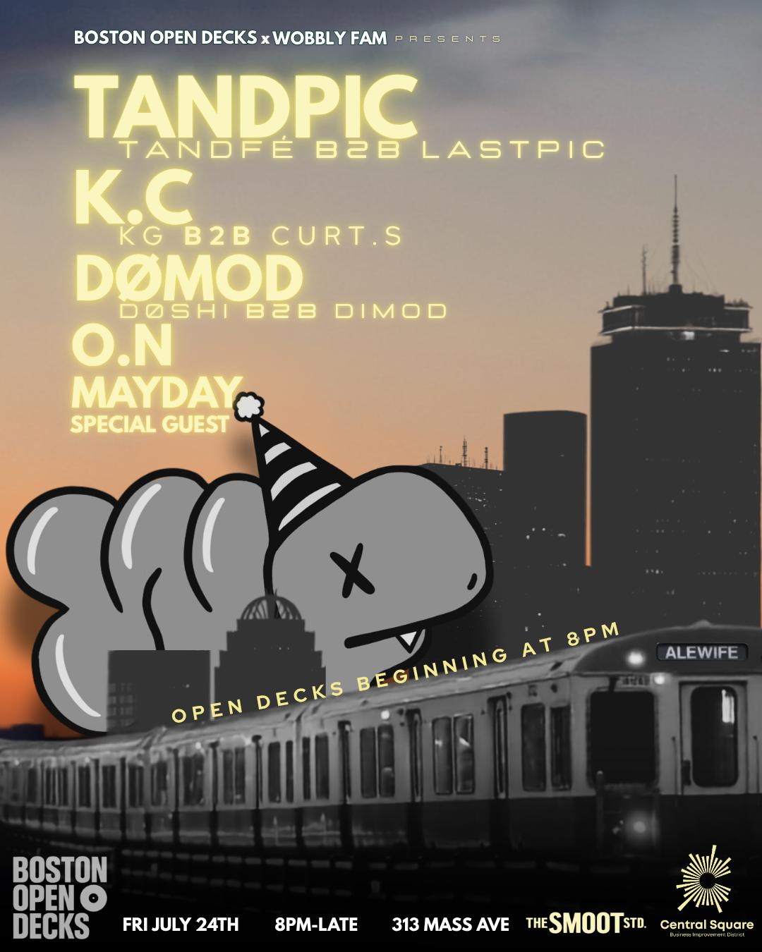 Boston Open Decks X Wobbly Fam