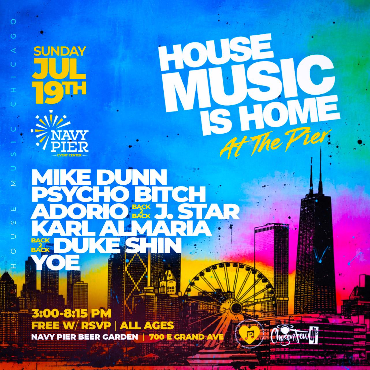 House Music Is Home. Free W Rsvp
