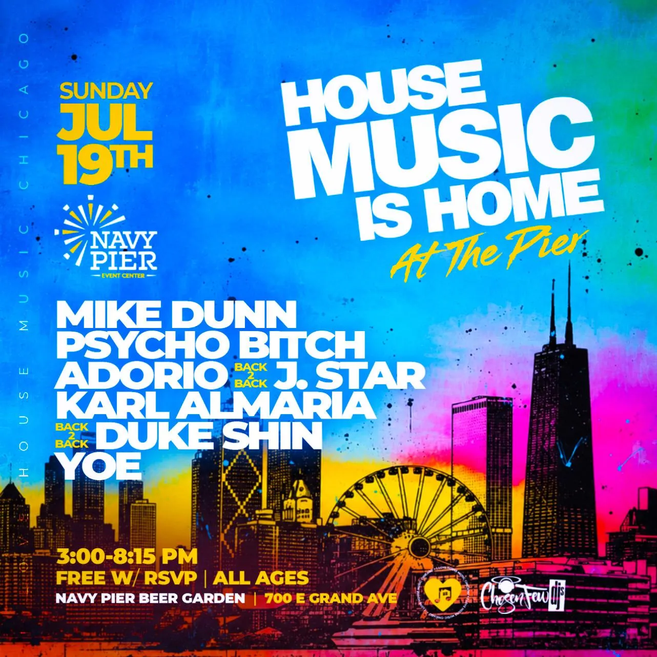House Music Is Home. Free W Rsvp