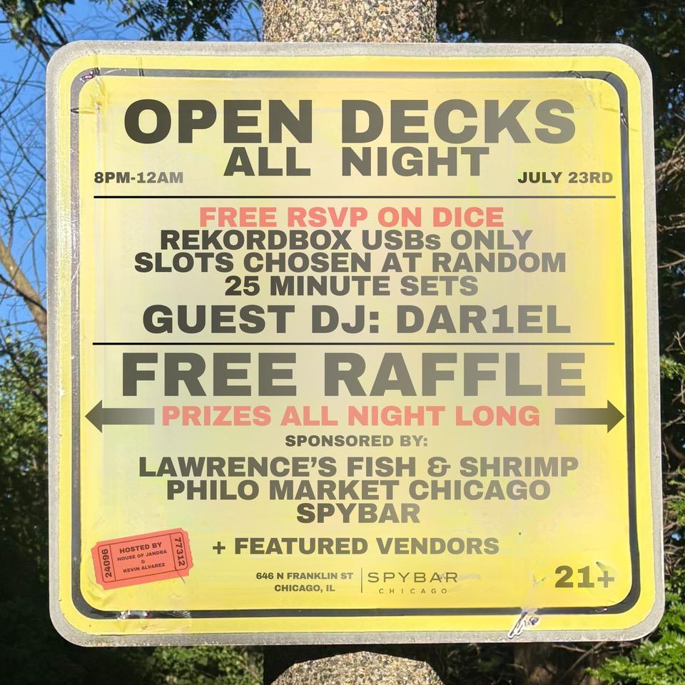 Thursday Social: Open Decks + Night Market