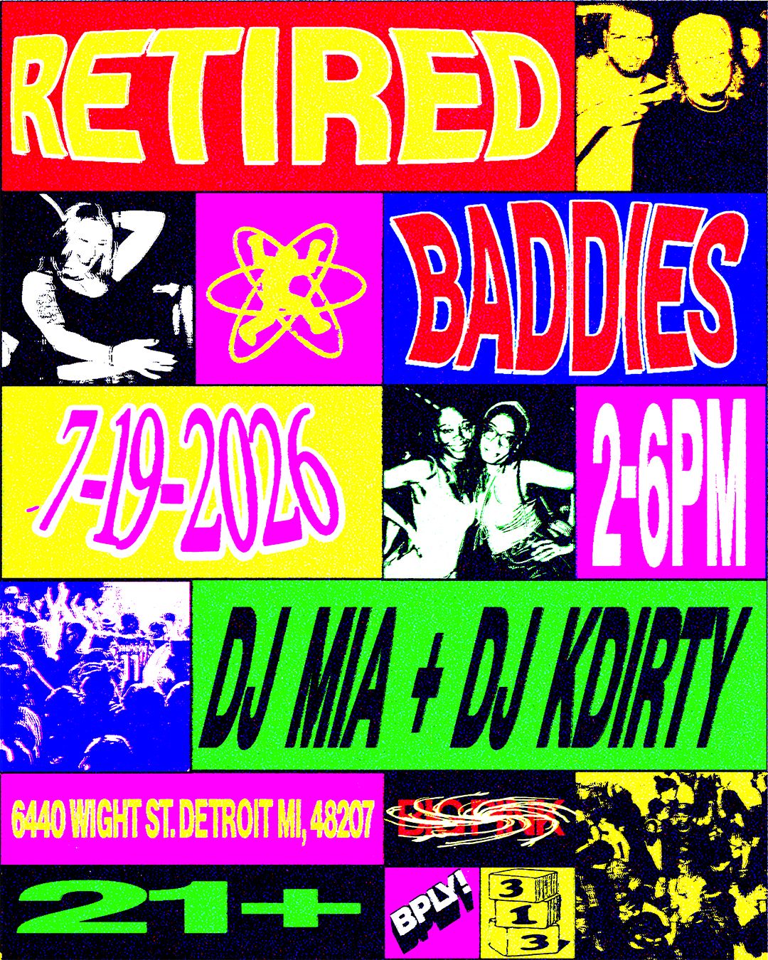 RETIRED BADDIES: SUNDAY DAY PARTY (2000S THROWBACKS)