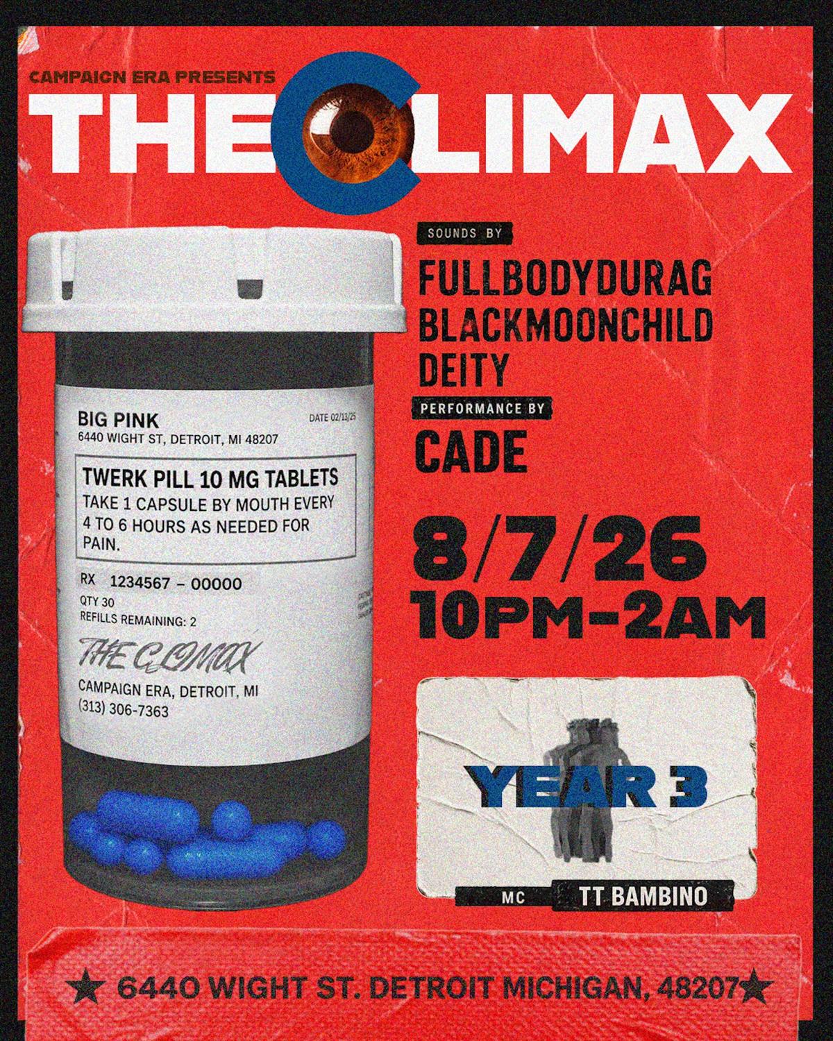 The Climax: A Ghettotech Party (Fullbodydurag, Blackmoonchild, Deity)