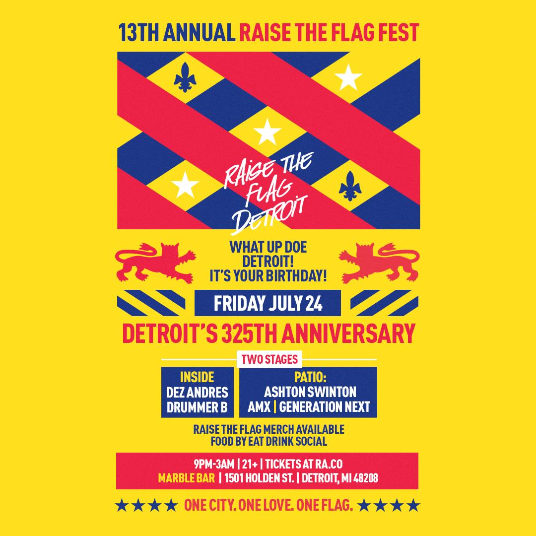Raise The Flag 2026: Detroit'S 325Th Anniversary Party
