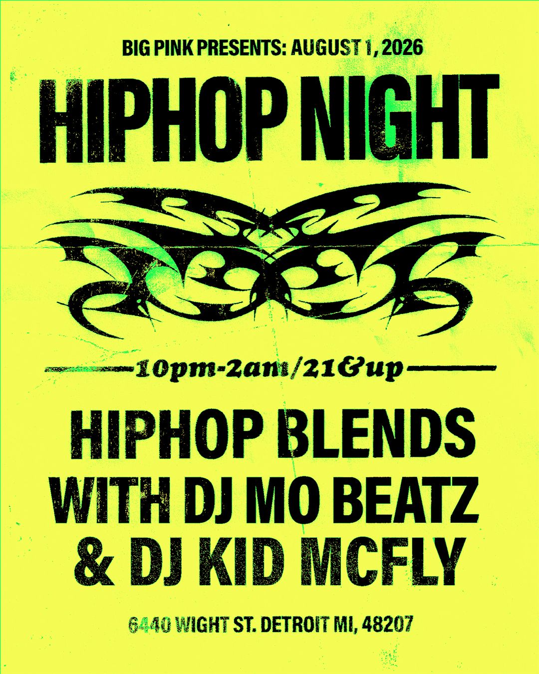 HIPHOP NIGHT: DJ MO BEATZ & DJ KID MCFLY (CLUB BANGERS ALL NIGHT)