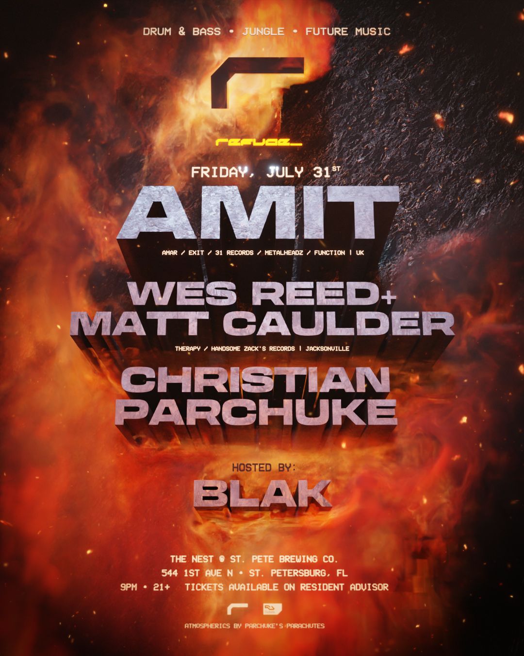 Refuge: Amit, Wes Reed & Matt Caulder, Blak, Christian Parchuke