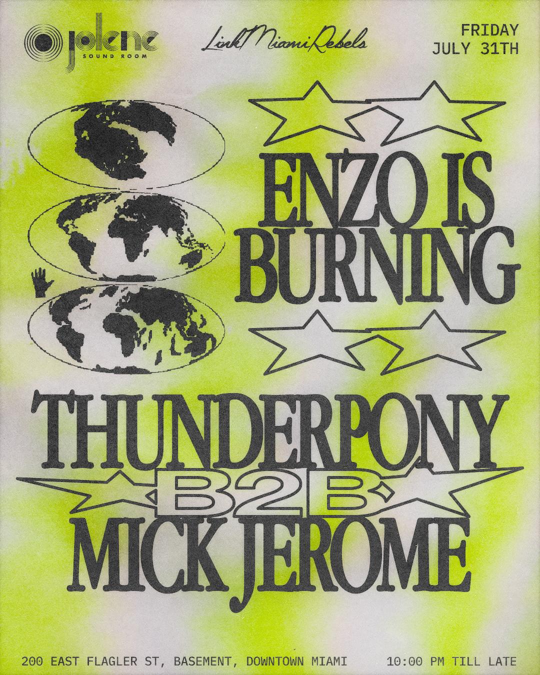 Enzo Is Burning