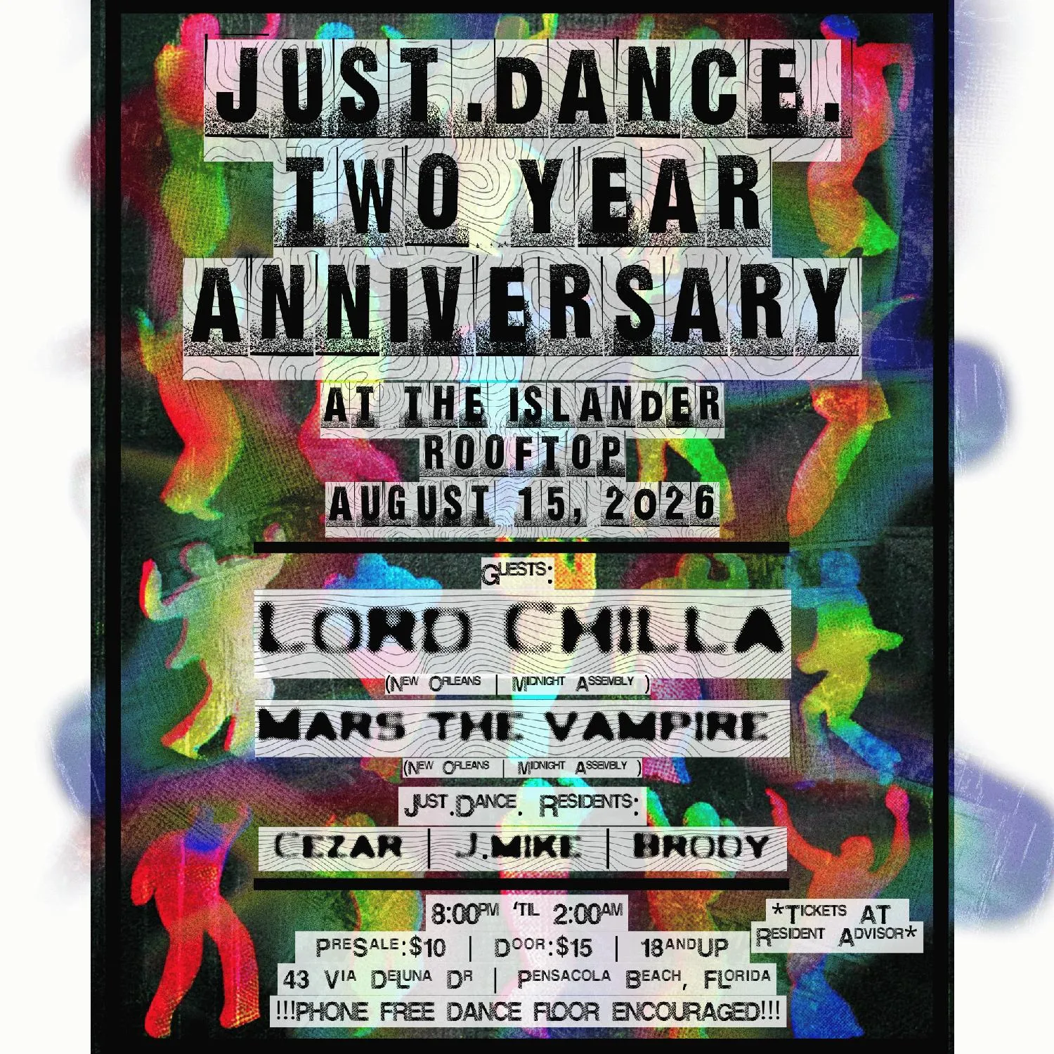 Just.Dance. 2 Year Anniversary at The Islander Rooftop