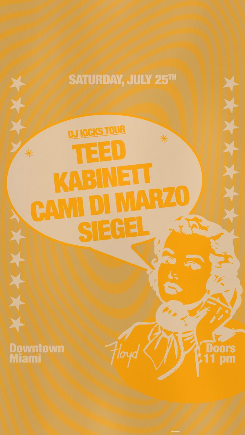 Teed Dj-Kicks Tour