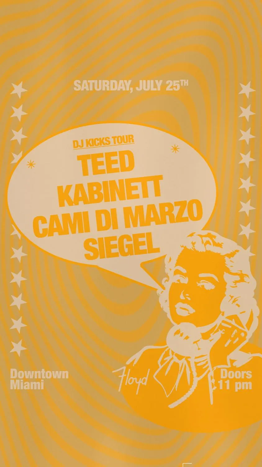 Teed Dj-Kicks Tour