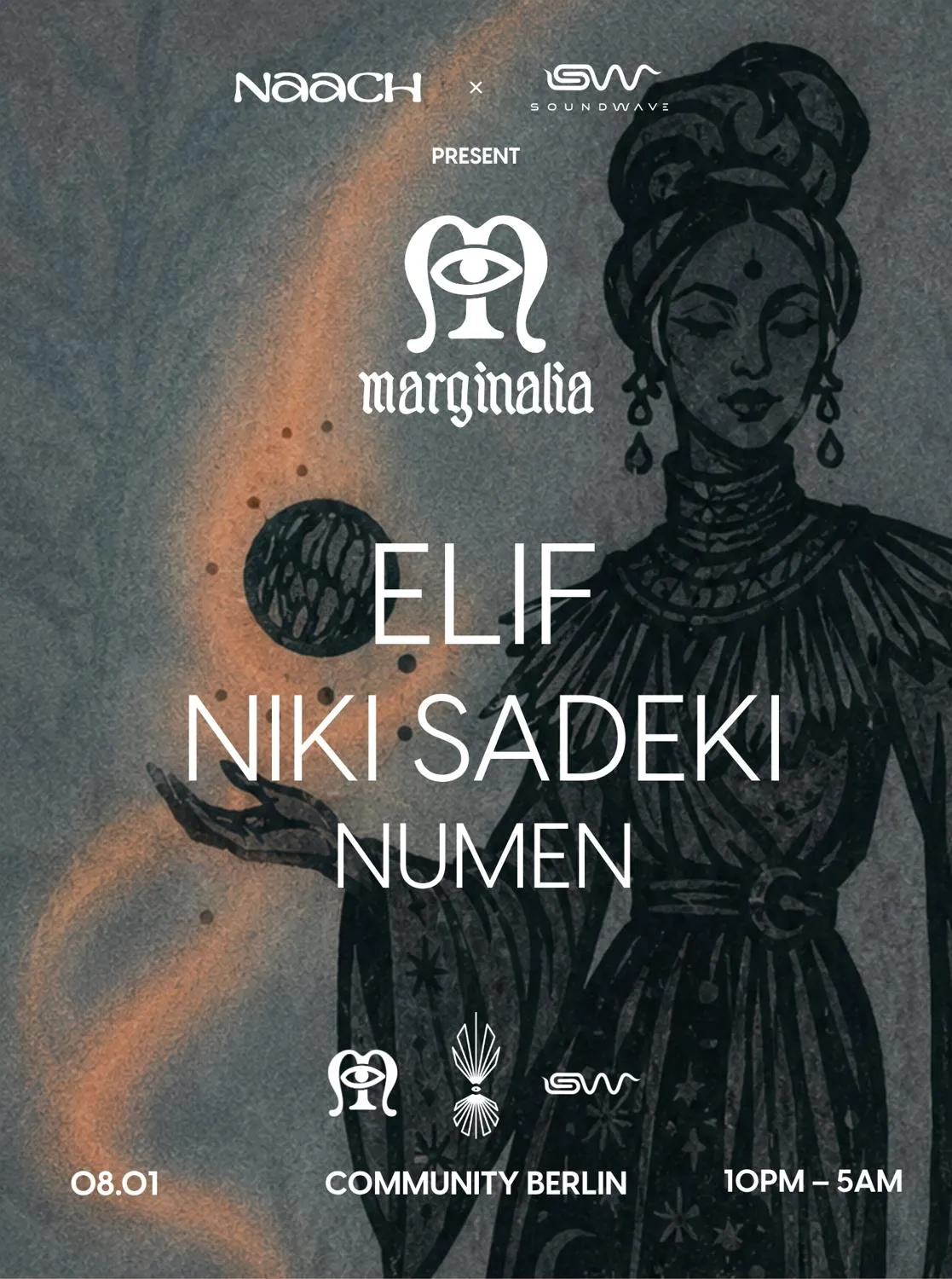 NAACH x Soundwave: Marginalia Showcase with ELIF, Niki Sadeki and Numen