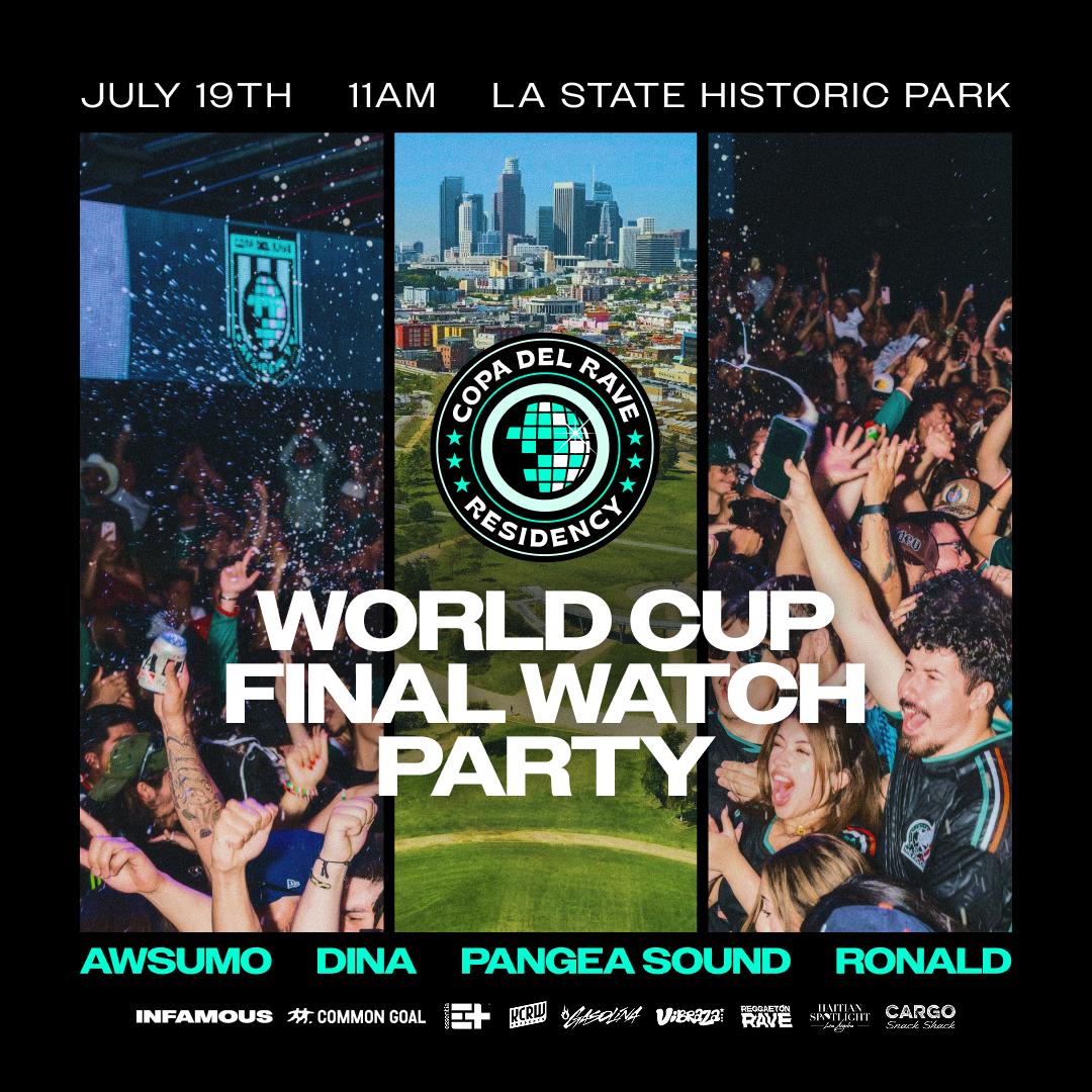Kcrw Presents Copa Del Rave World Cup Finals Watch Party
