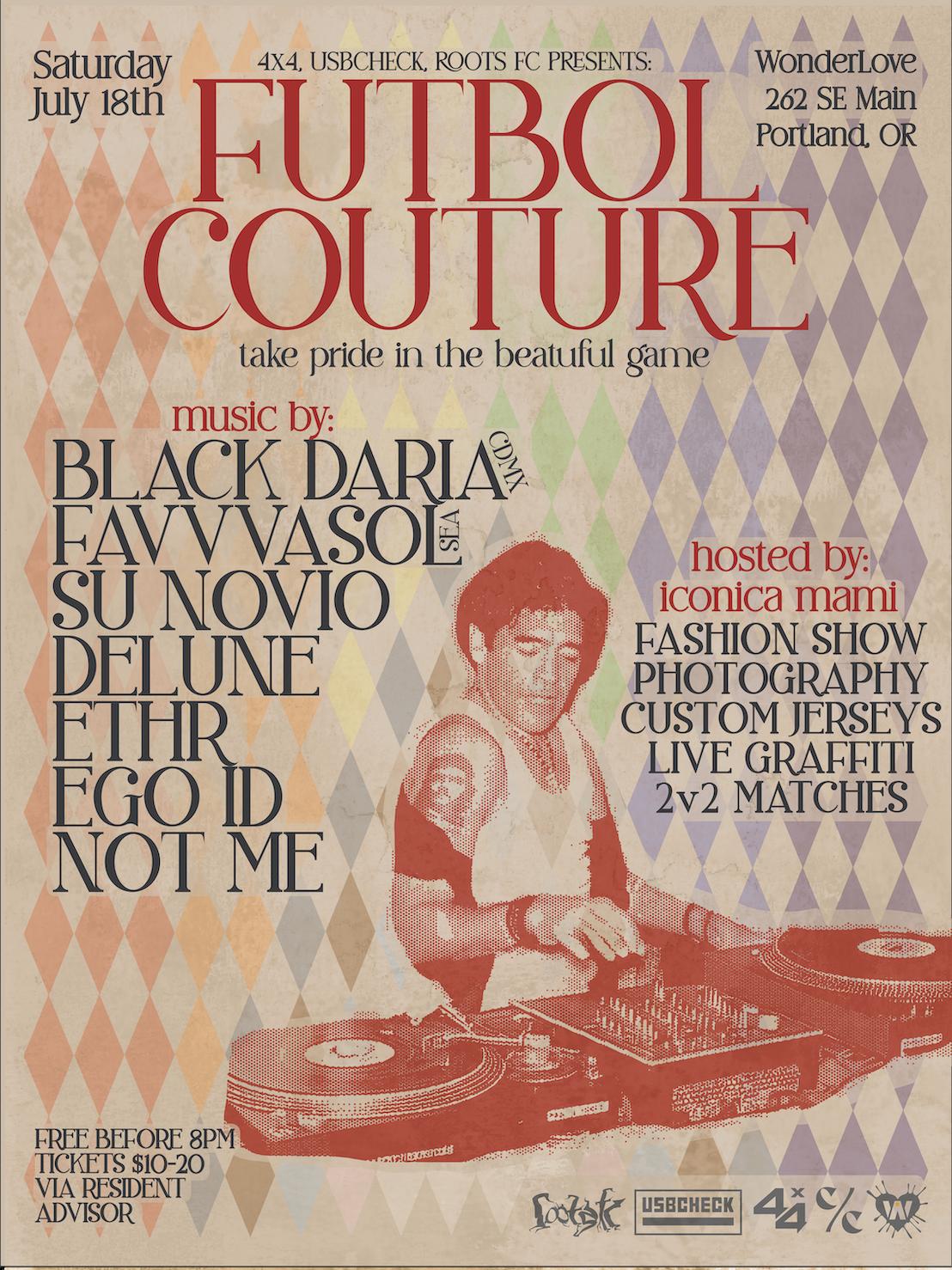 Futbol Couture (World Cup Party, Fashion Show, & Art Exhibit)