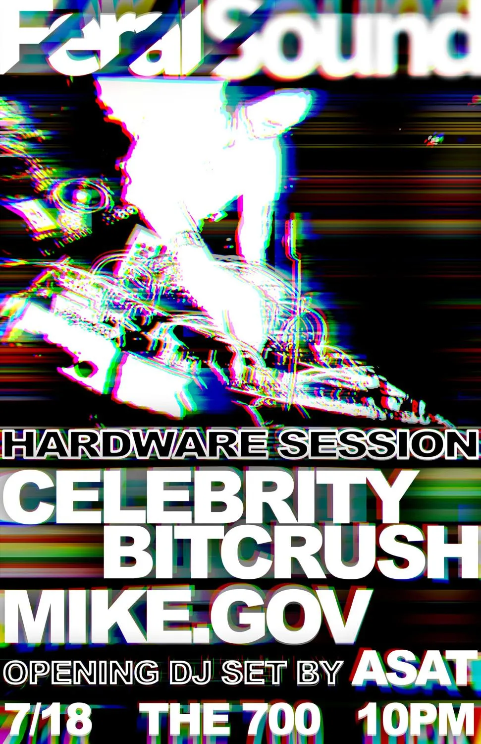 Feral Sound Hardware Session - Celebrity Bitcrush, Mike.Gov