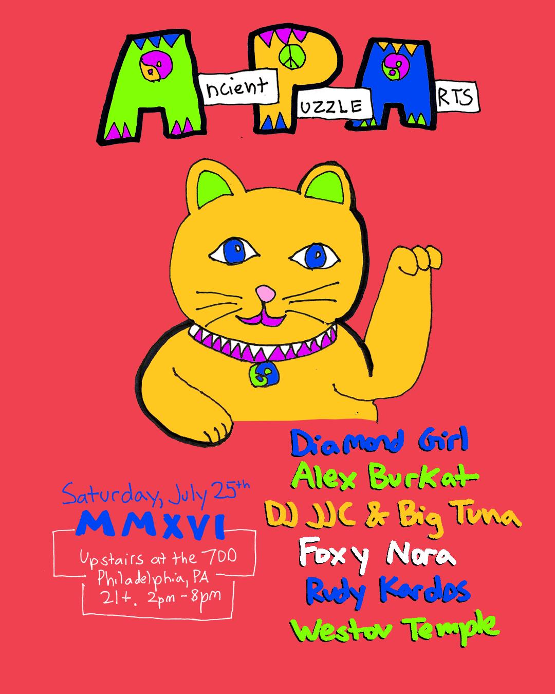 Ancient Puzzle Arts With Foxy Nora, Alex Burkat, Westov Temple, Rudy Kardos