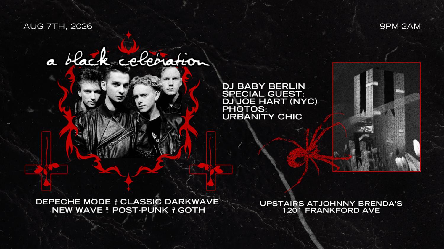 A Black Celebration - Philly'S Favorite Depeche Mode Dance Party At Jb'S