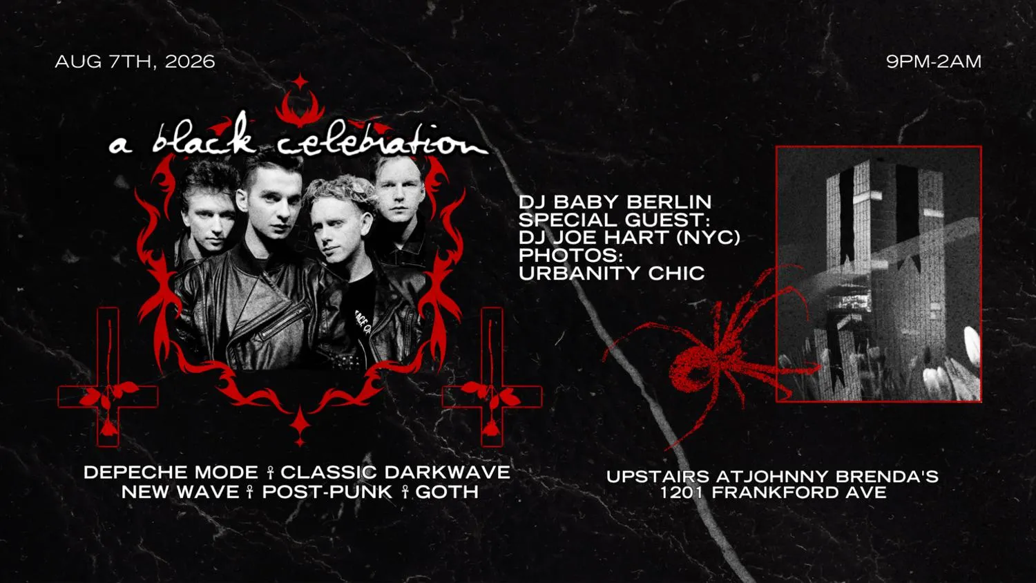 A Black Celebration - Philly's Favorite Depeche Mode Dance Party at JB's