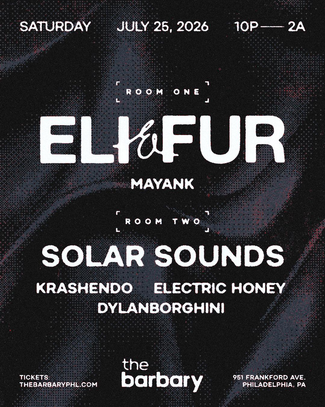 Eli & Fur X Solar Sounds
