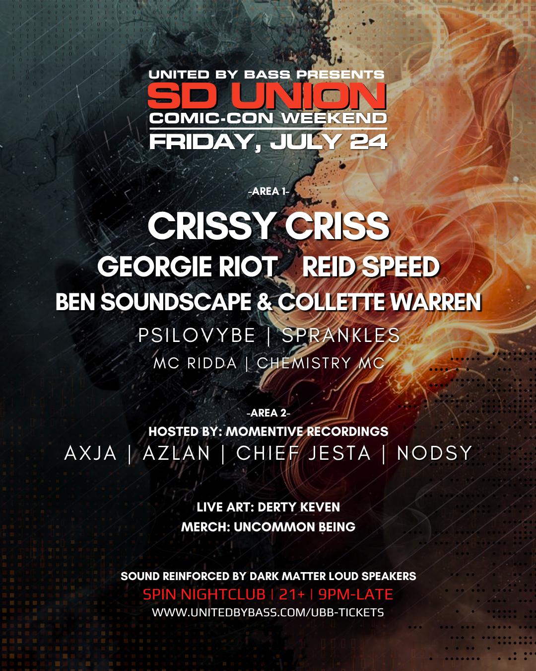Sd Union With Crissy Criss, Georgie Riot, Reid Speed
